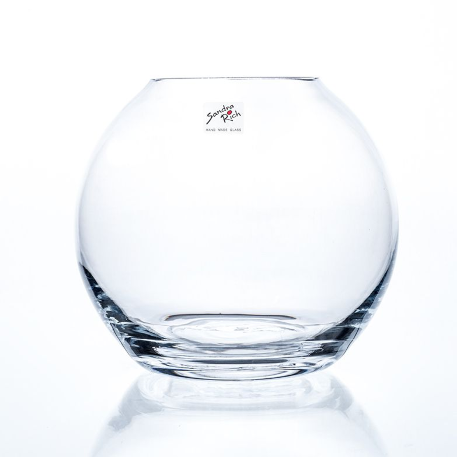 Glaskugel, Kugelvase GLOBE H. 17cm D. 19cm Glas transparent Sandra Rich