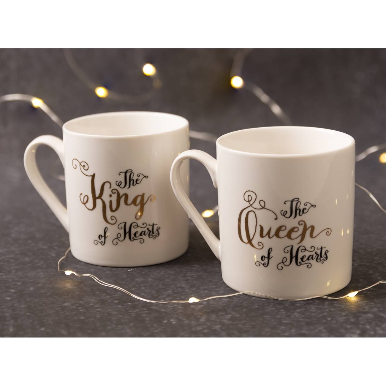2er Set Becher, Tasse ALICE IN WONDERLAND King & Queen 350ml von Creative Tops