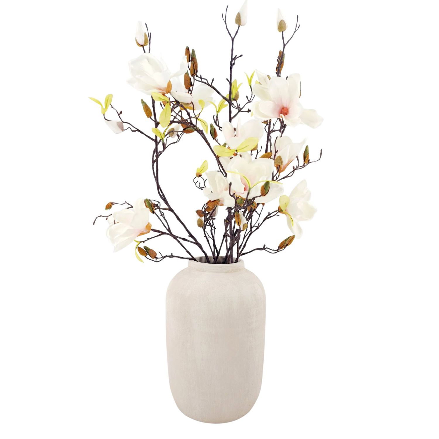 Bodenvase AVION 35cm - bauchig, creme beige Keramik, Ø24cm CreaFlor Home | 35cm