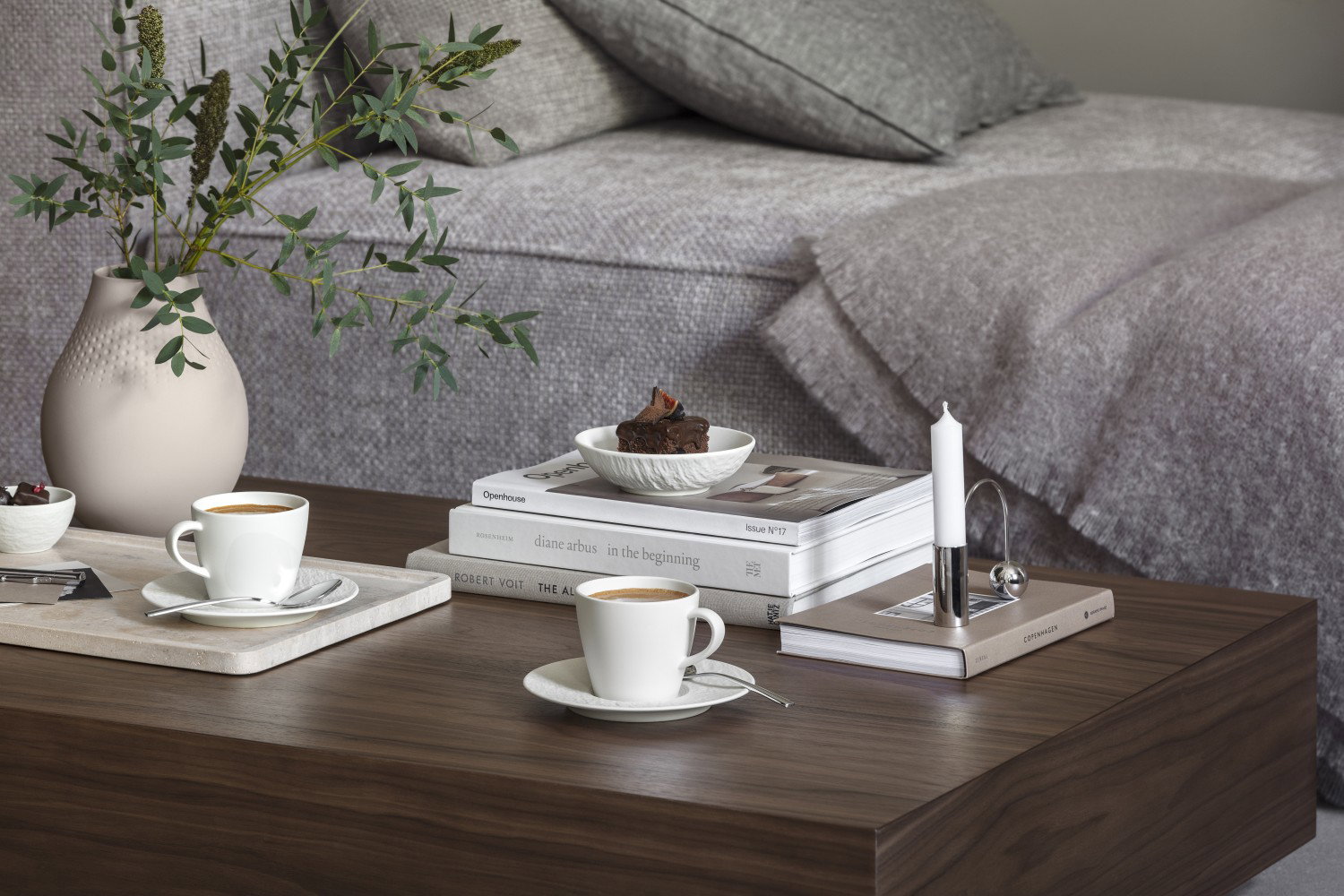 Villeroy & Boch Manufacture Rock Blanc 6er Set Kaffeeuntertasse 16 cm weiß Porzellan