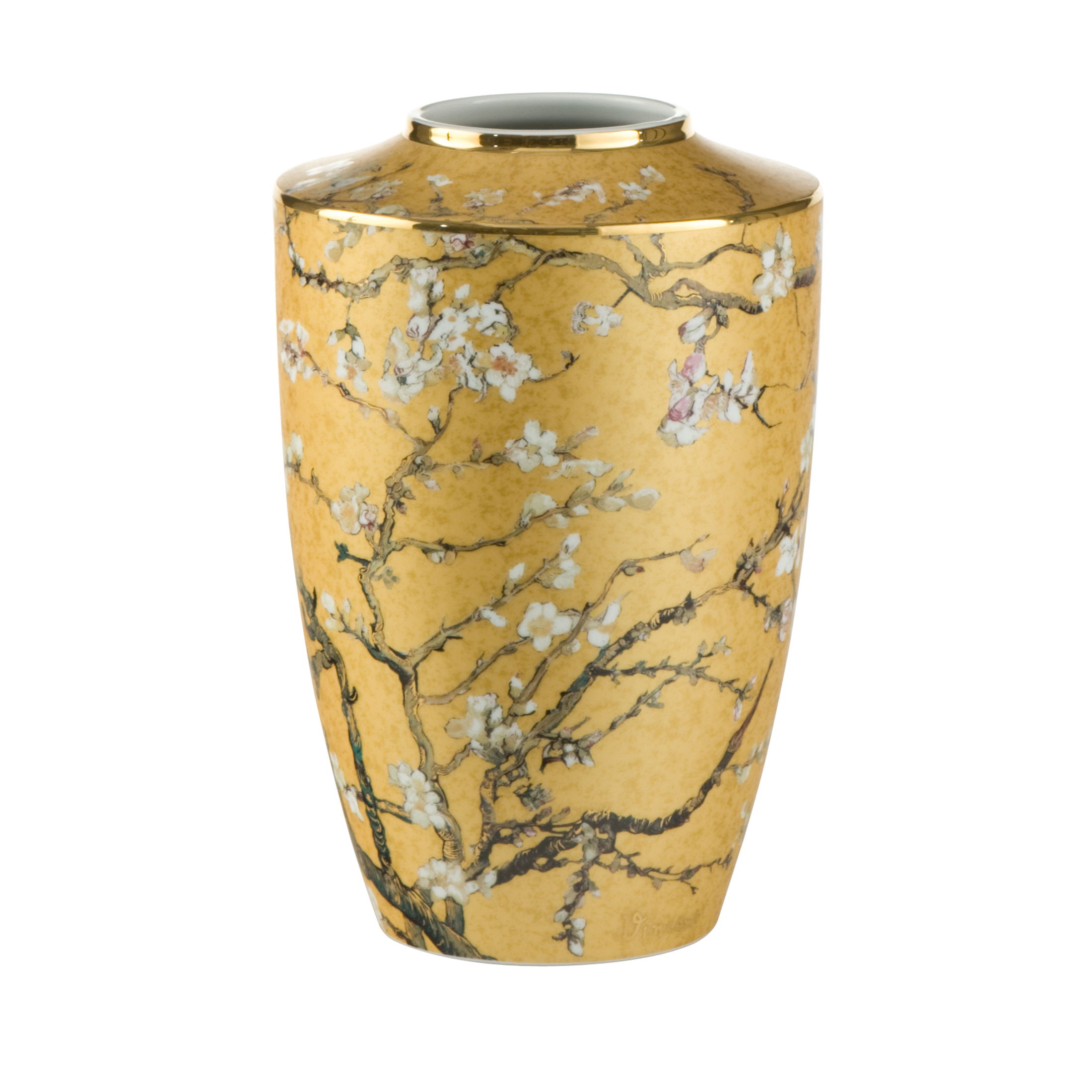  von GOEBEL Porzellan Vase Mandelbaum H: 24 cm Van Gogh